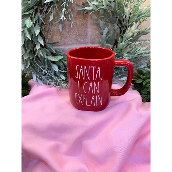 Rae Dunn Santa I Can Explain Christmas Mug - 18 oz - Like New - Picture 1 of 6